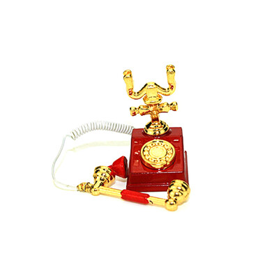 

Tailored 112 Scale Miniature Dollhouse Accessories Mini Telephone Toy Kids Toy