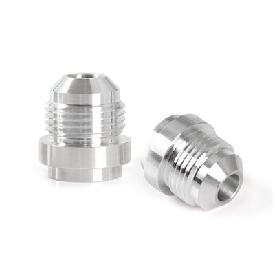 

2PCS AN8 Metal Straight Male Weld Fitting Adapter Weld Bung Hose Fitting Replacement for Honda Acura B16 B18