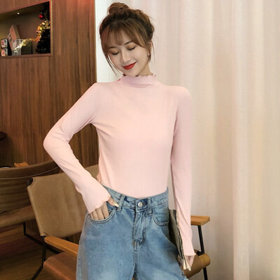 

Women Sweater Autumn New Casual Loose Turtleneck Slim Jumpers Long Sleeve Streetwear Winter Pullovers Basic Tops
