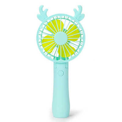 

Mini Portable Rechargeable USB Fan Personal Fan Handheld Folding Hanging For Hot Summer Home Office Desktop Traveling Camping