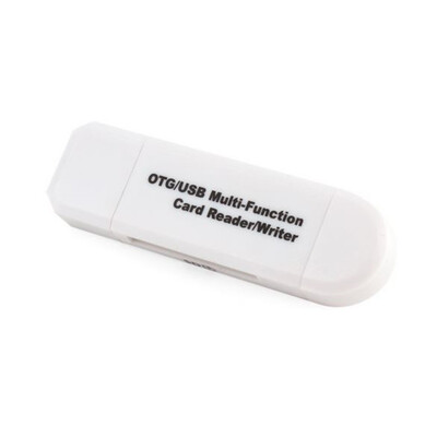 

Portable Card Reader Micro-USB OTG To USB 20 Adapter PC Smartphone SDM-icro SD Reader