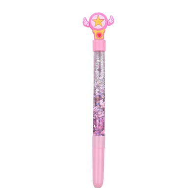 

Creative Gel Pen Lovely Quicksand Design Study Supplies Stationery Black Ink for School Students Office