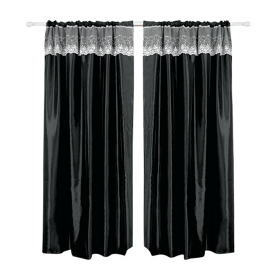 

Modern Blackout Curtains for Living Room Rod Installation Curtains for Window Bedroom Treatment Drape Tulle Sheer Fabric