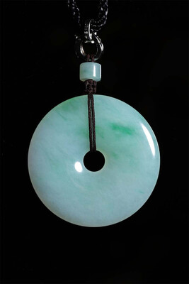 

WANYANSHAOHUA Burmese jade pendant jewelry accessories 18370-18374