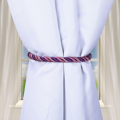 

Toponeto Ropes Tie Backs for Window Curtain Cord Buckle Tiebacks Braided Tie Backs