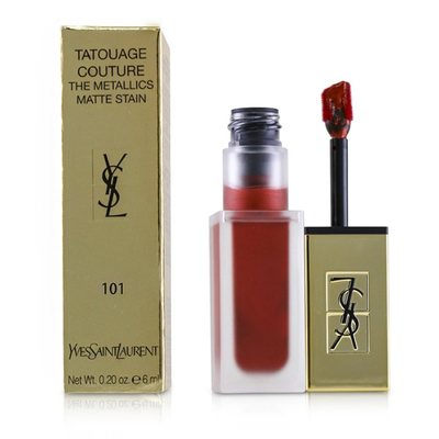 

YVES SAINT LAURENT - Tatouage Couture The Metallics - 101 Chrome Red Clash 6ml02oz