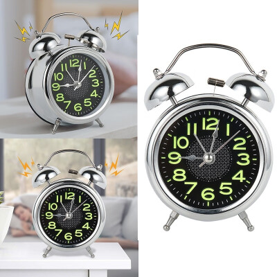 

New Retro Loud Double Bell Mechanical Key Wound Alarm Clock