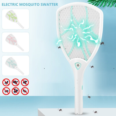 

2020 Electric Mosquito Swatter Anti Mosquito Fly Repellent Bug Insect Repeller Reject Killers Pest Reject Racket Trap Home Tool