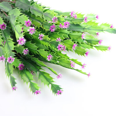 

Pack Of 1 Artificial Crab Cactus Branch Fake Plant Greenery Stem Indoor Outside Home Garden Office Wedding Decor