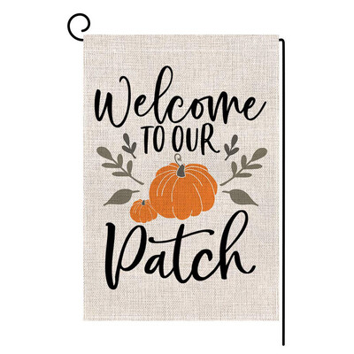 

Gobestart Thanksgiving Love Harvests Garden Banner Home Decoration Banner