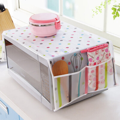 

Toponeto Household Waterproof Microwave oven Dust Cover With Storage Bag For Kitchen A