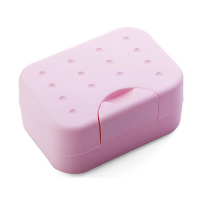 

Household Soap Box Travel Soap Dish Box Holder Bathroom Hygienic Portable Waterproof Seal Soap Case