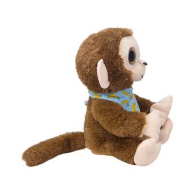 

Siaonvr Cute Mimicry Pet Talking Monkey Repeats What You Say Electronic Plush Toy