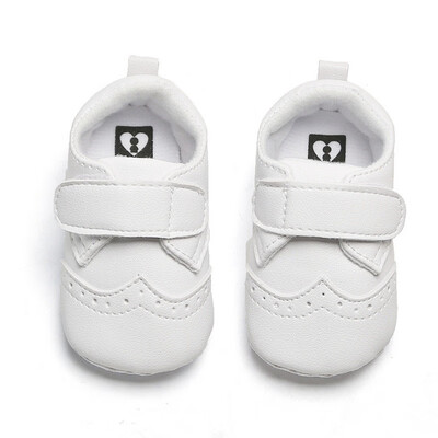 

Infant Girls Pre walker Baby Shoes Boys Sports Shoes Anti slip Soft Sole First Walker Baby Crib Shoes Casual Flat Sneakers white
