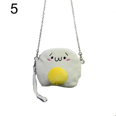 

Creative Toast Bread Shape Women Small Crossbody Shoulder Bag with Chain Strap