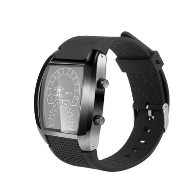 

〖Follure〗Mens Fashion LED Light Flash Speedometer Sports Car Meter Watch
