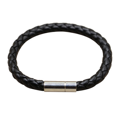 

Retro Trend Manual Weaving PU Leather Rope Simple Leisure Bracelet Unisex Pair 3 Colours Optional