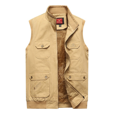 

Toponeto Mens Fashion New Style Casual Furring And Thickening Vest Fashion Warm Vest