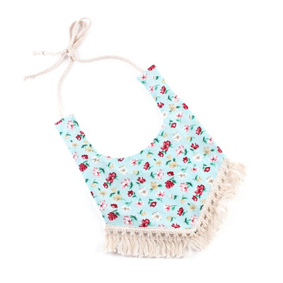 

Drop Shipping Colorful Newborn Unisex Baby Soft Bibs Burp Cloths Lovely Striped Tassels Feeding Baby Bibs