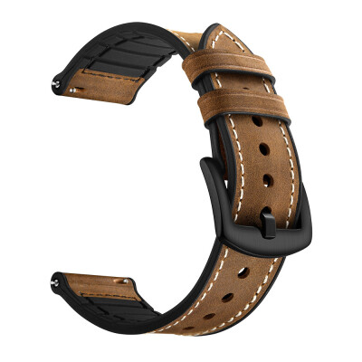 

〖Follure〗Leather WatchBand Wrist Straps Bracelet for Huami Amazfit Bip Youth watch 20mm