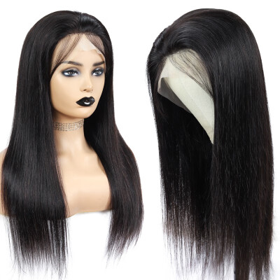 

Amazing Star Brazilian Virgin Hair Straight Hair Lace Wigs Human Hair Lace Wigs with Baby Hair Full&Thick Natural Color