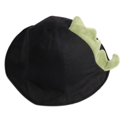 

2019 New Autumn Baby Boys Girls Toddler Cartoon Dinosaur Tail Design Bucket Hats Caps Reversible Sun Headwear