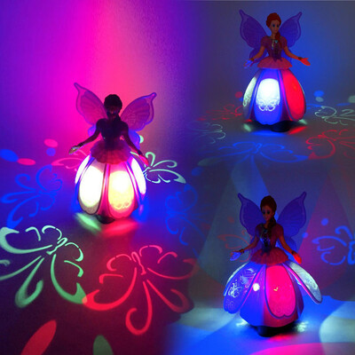 

〖Follure〗Girl Dancing Princess Multifunction Music Doll LED Pet Electronic Robot