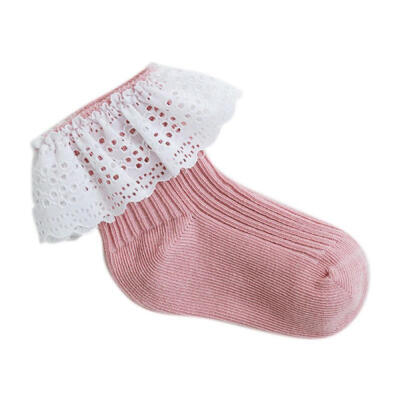 

Baby Socks Baby Girls Infant Autumn Cotton Lace Socks Warm Anti Slip Floor Socks Leg Warmer