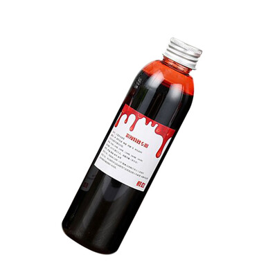

60ml120ml Fake Blood Bleeding Gel Plasma Edible Cosplay Makeup Halloween April Fools Day Party Horror Costume Toy