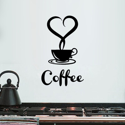 

Toponeto New Arrival Beautiful Design Coffee Mugs Tea Coffee Art Decal Vinyl Wall Sticker