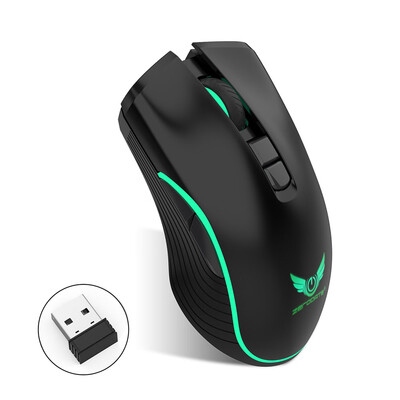 

ZERODATE T26 Mouse Wireless Mice 24GHz Type C Rechargeable Backlight 7 Buttons Portable Mini Gaming Mouse for Mac Laptop PC Compu