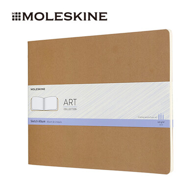

MOLESKINE kraft paper color sketchbook hand-painted sketch book CAHIER art series super large hard surface pure white page 6802
