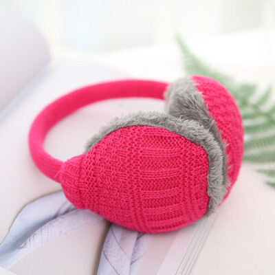 

Unisex Winter Warm Knitted Earmuffs Ear Warmers Muffs Women Men Earlap Cover