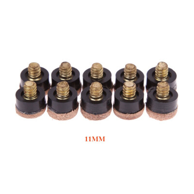 

10PCS Packed Brown Color Screws For Billiard Pool Cue Stick&Snooker Cue First angle 10mm 11mm 12mm 13mm