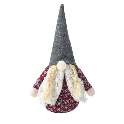 

guangxichuangshengxinfu Christmas Swedish Gnome Santa Plush Doll Ornaments Xmas Tree Decor Toy Kids Gift