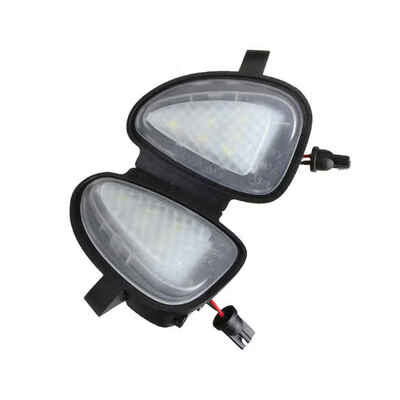 

2Pcs LED Side Under Mirror Floodlight Puddle Light Lamp For VW Volkswagen Golf GTi MK6 6 MKVI 2010-2014