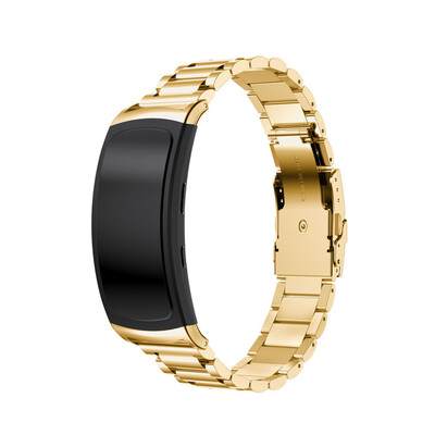 

〖Follure〗Stainless Steel Watch Band Accessory Band Bracelet For Samsung Gear Fit2 Pro BK