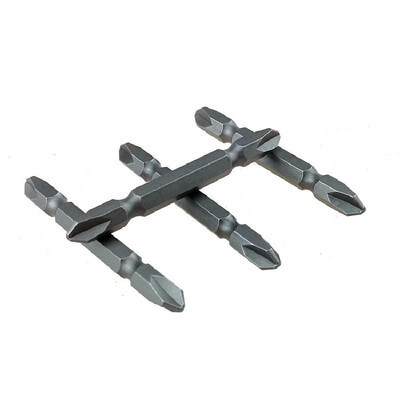 

Shanghai fly electric batch head double head pY2 spiral screwdriver head strong magnetic drill wind batch set Germany imported s2