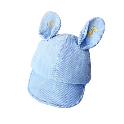 

Boys Girls Children Caps Hats Child Adjustable Sun Protection Rabbit Ear Design Pattern Casual Visors Hats