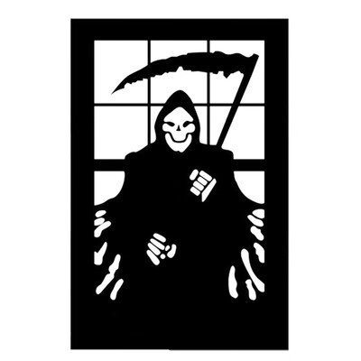 

Halloween Decoration Horrible Death Pattern Waterproof Removerable Eco-friendly Party Decoration Home Wall Sticker