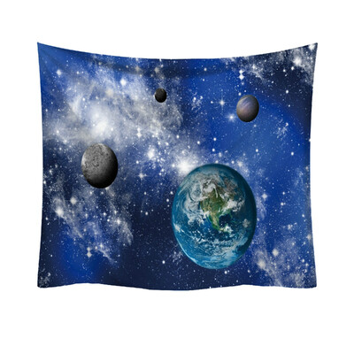 

Toponeto Fashion Tapestry Planet Universe Pattern Style Decorative Tapestry Home Decor