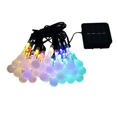 

Solar Powered Water Drop LED Light String Waterproof Fairy String Light for Indoor Outdoor Home Garden Patio Holiday Wedding Par