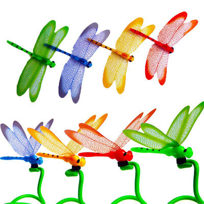 

4PCS Simulation Dragonfly Magnets Sticker Souvenir Refrigerators Magnetic Message Sticker Home Decor Kitchen Accessories