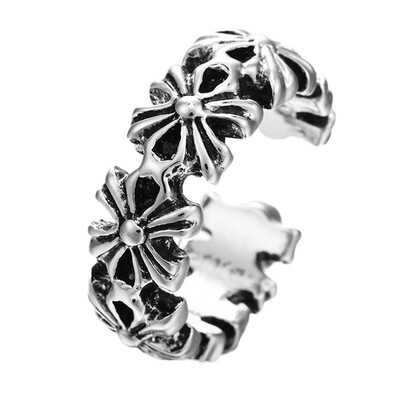 

Fashion Men Tough Guy Punk Style Retro Skull Rings