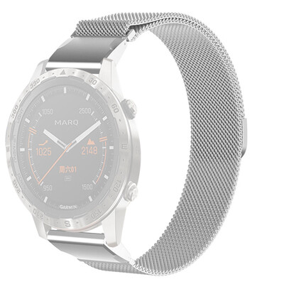 

〖Follure〗Milanese Strong Magnetic Loop Stainless Steel Wristband For Garmin MARQ 5 Style
