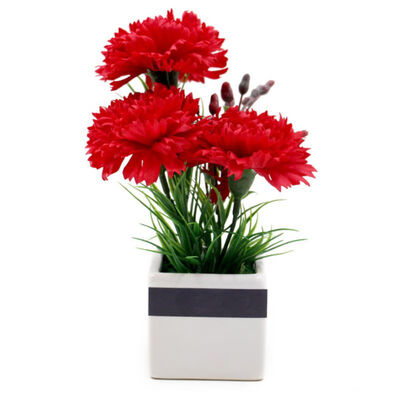 

Creative Christmas Mini Carnation Soap Flower Porcelain Decoration Birthday Gift For Parents Of Friends Of Wives And Lovers