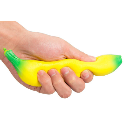 

〖Follure〗Slow Rising Squishy Banana Wrist Hand Pad Rest Kids Toy Charm Home Decoration