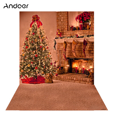 

Andoer 15 2m Photography Background Backdrop Digital Printing Christmas Tree Gift Pattern for Photo Studio