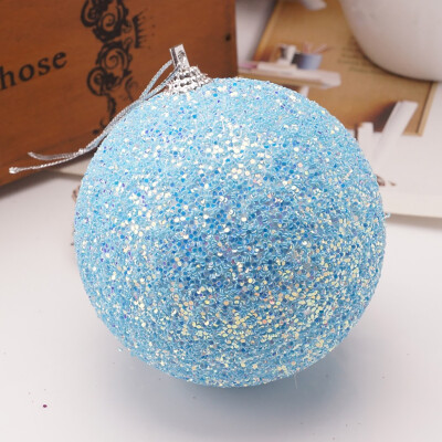 

Siaonvr Christmas Rhinestone Glitter Baubles Ball Xmas Tree Ornament Decoration 8CM