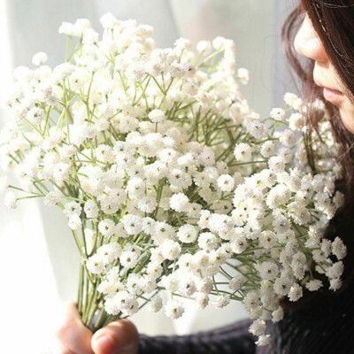 

31518pcs Artificial Gypsophila Silk Flower Plant Plastic Flores Party Wedding DIY Home Decor